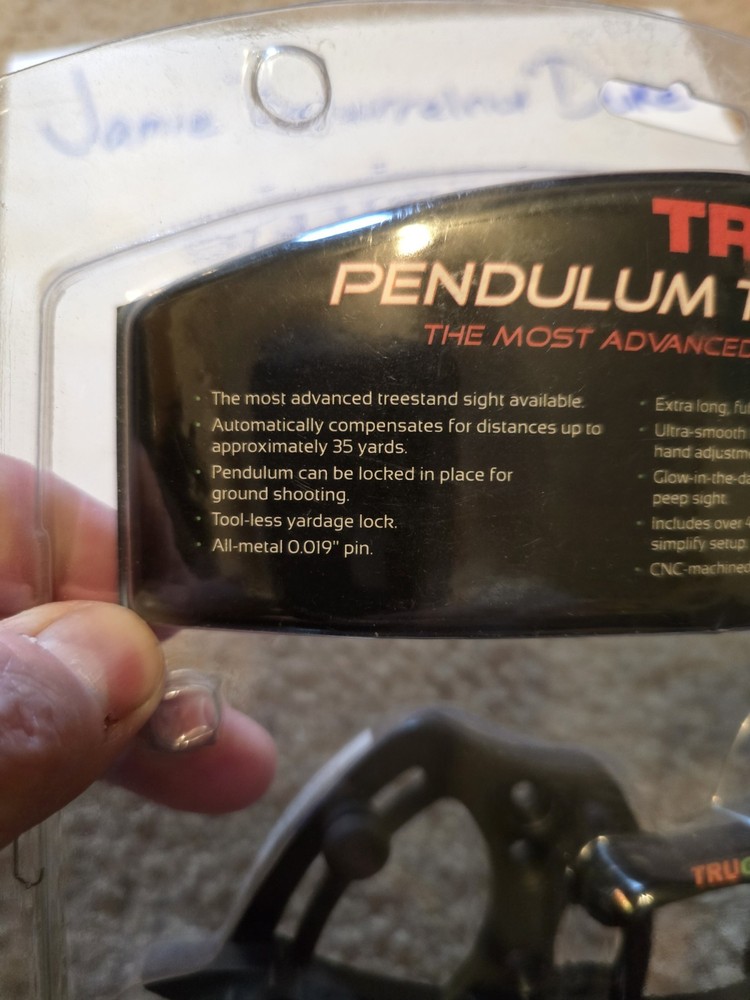 Truglo Single Pin Slider Pendulum Bow Sight