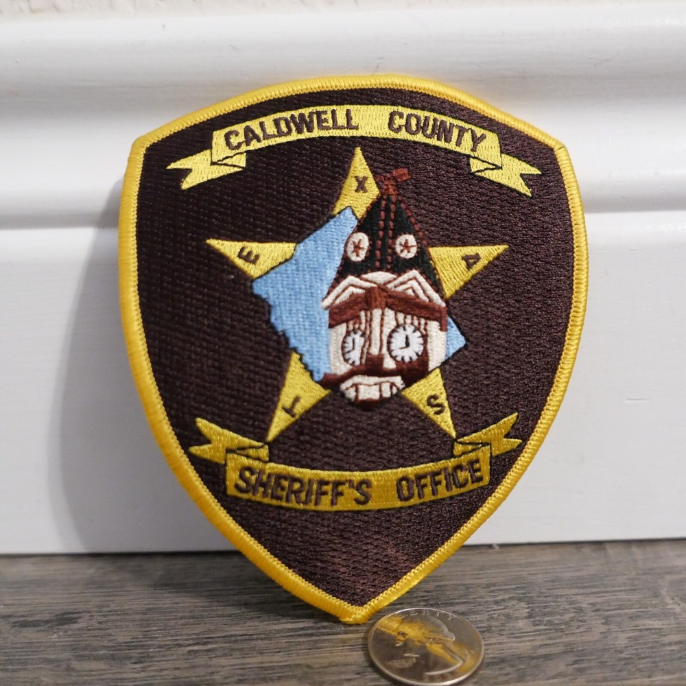 TEXAS TX CALDWELL COUNTY SHERIFF NICE SHOULDER PATCH POLICE