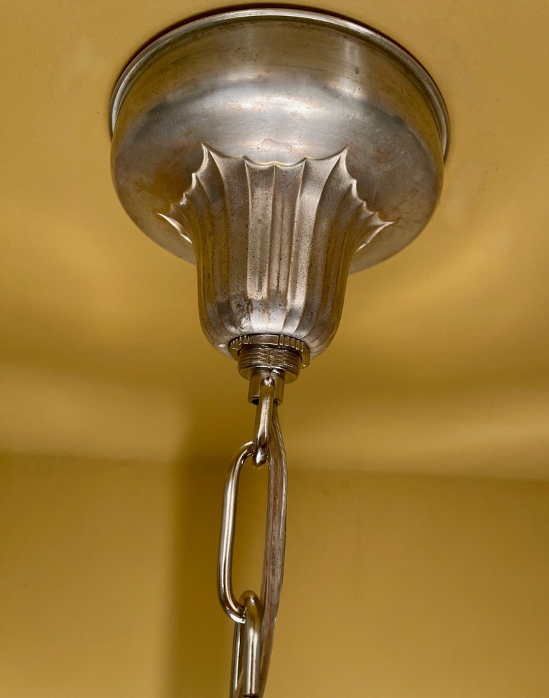 Vintage Lighting 1920s silver Duplexalite with rare feature