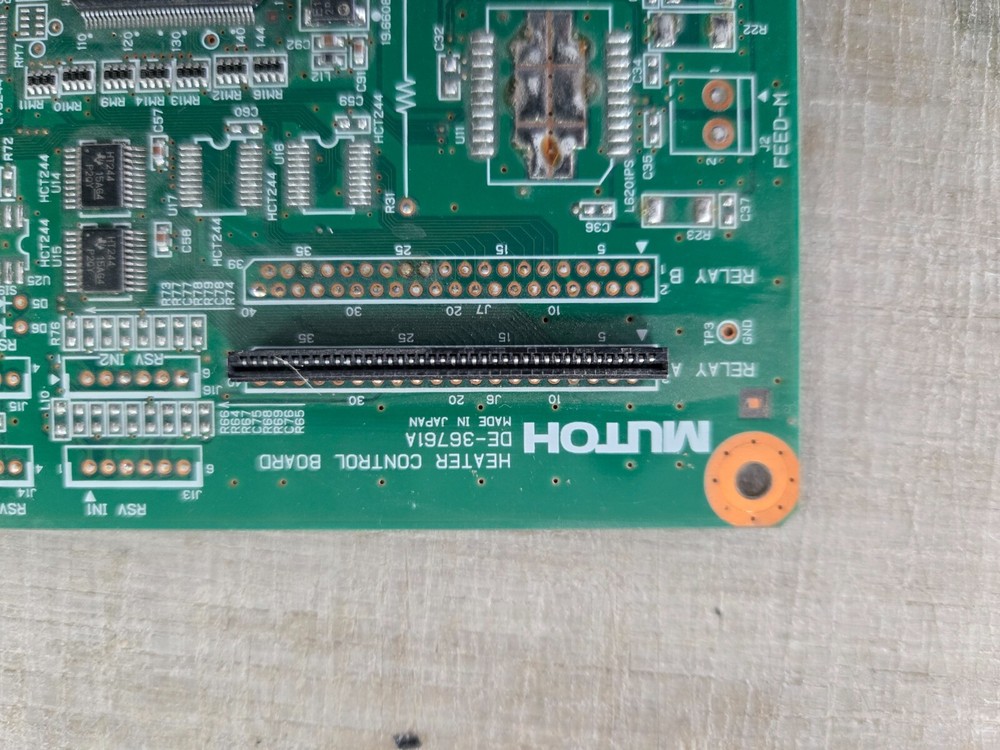 Mutoh Valujet 1204 Heater Control Board DE-36761A