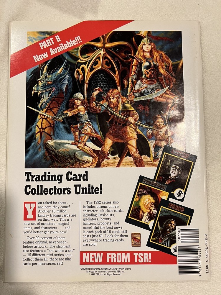 TSR Dragon Magazine #184 Excellent Condition