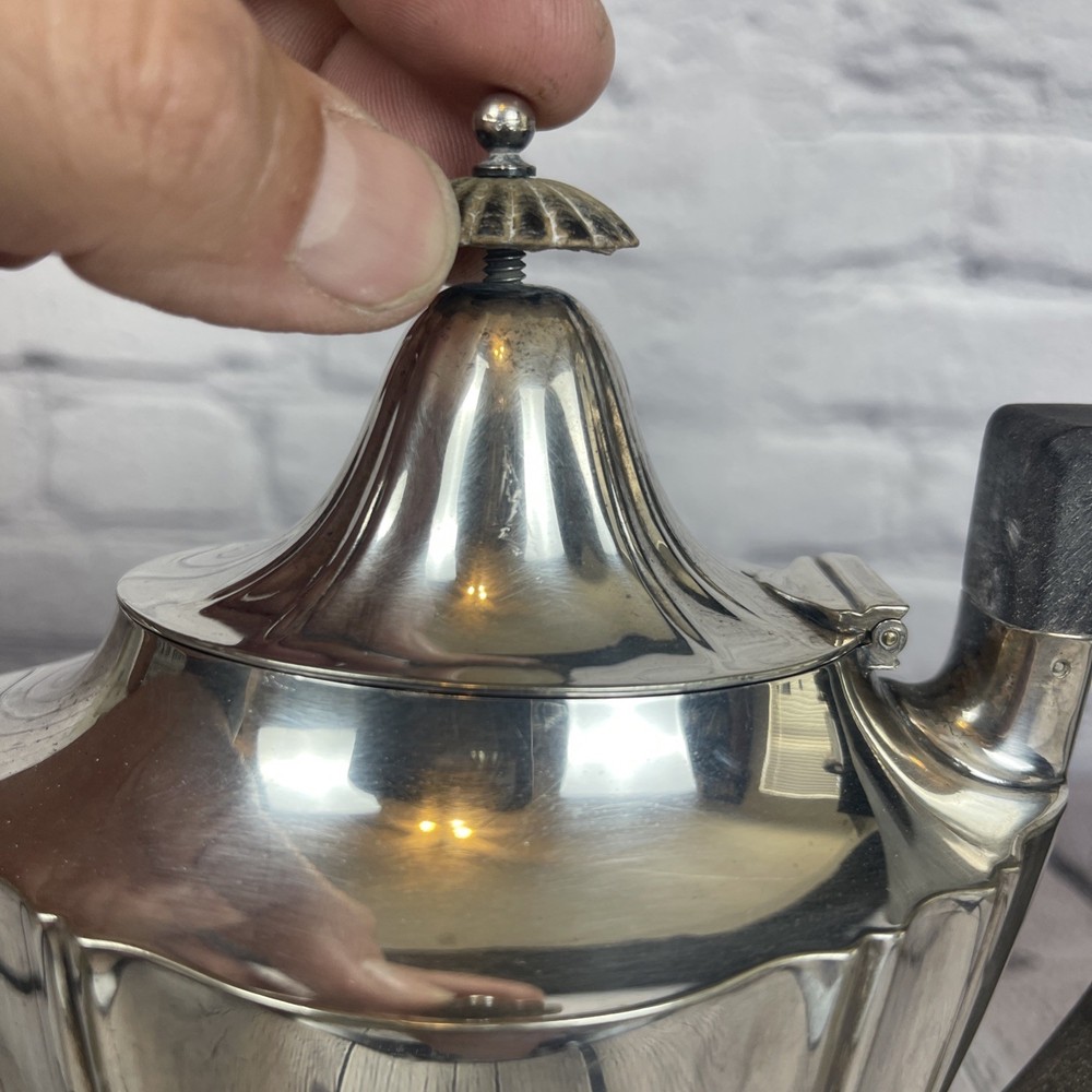 Vintage Gorham Silverplate Coffee Pot 1 5/8 Pint EP 01090 Art Deco