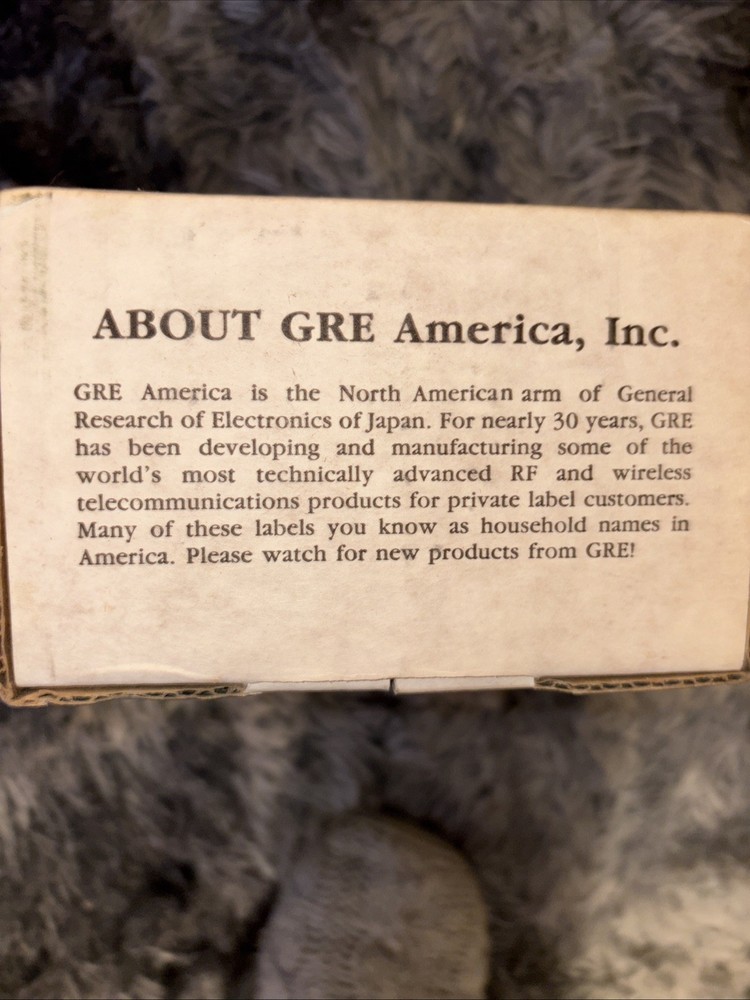 GRE Super Amplifier 9001