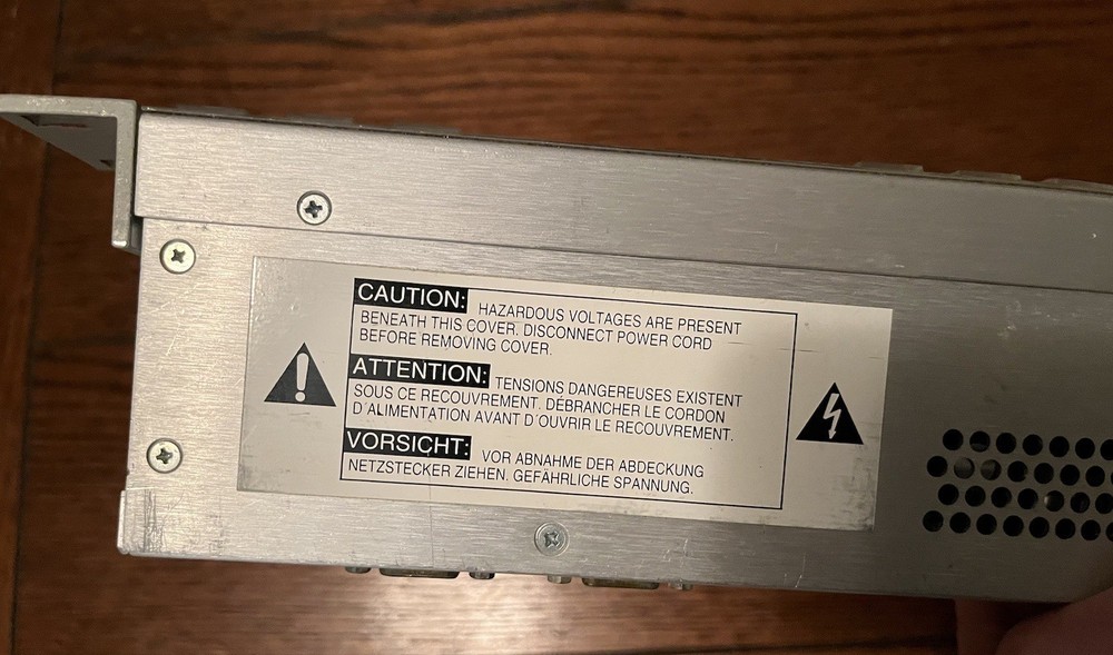 UNTESTED Philips CP 3832 Control Panel / Routing Switcher