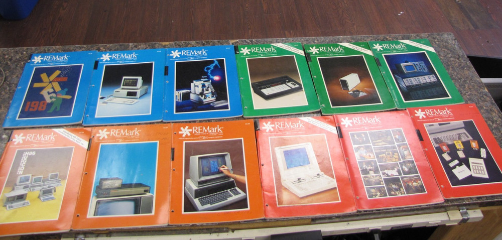 1986 REMark Heath Zenith User Group Magazines Computer Advertisements JAN-DEC