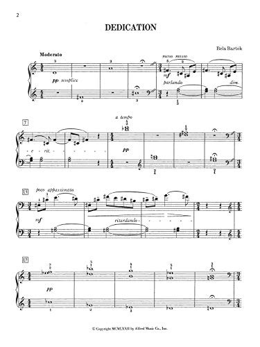 Bartók -- 10 Easy Pieces (Alfred Masterwork Edition)