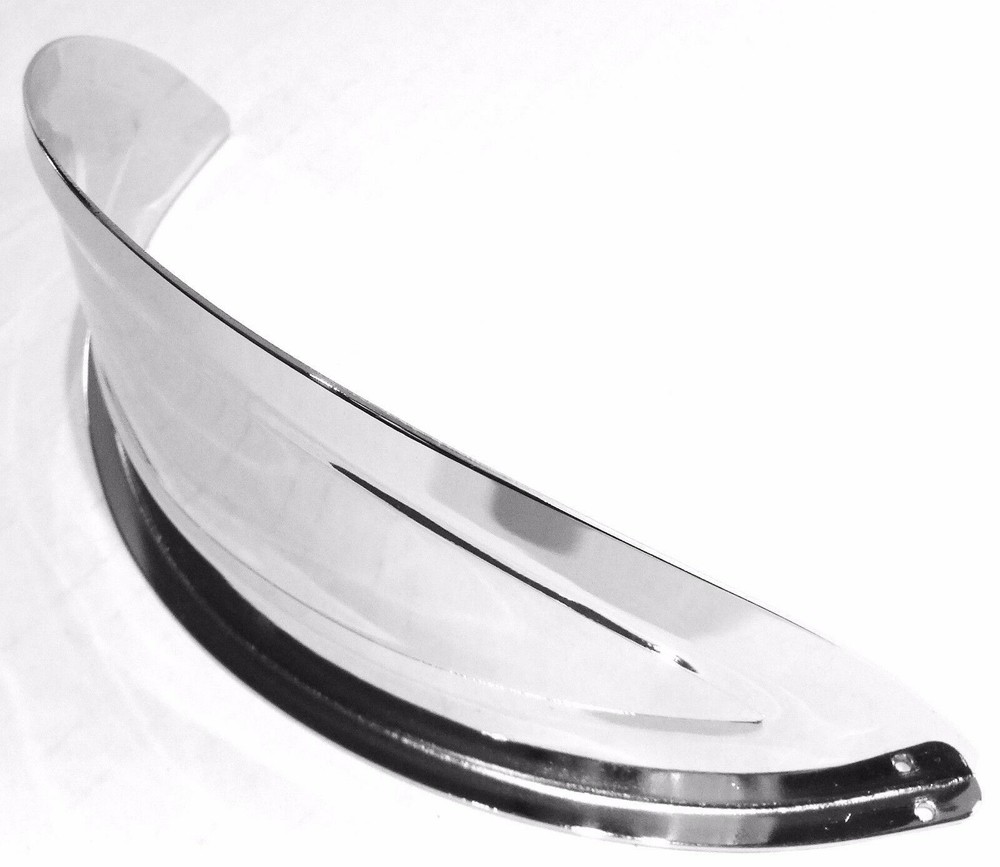 Headlight Visor for Round 7" Headlight Universal Fit Chrome 8" Base UP10467 Pair
