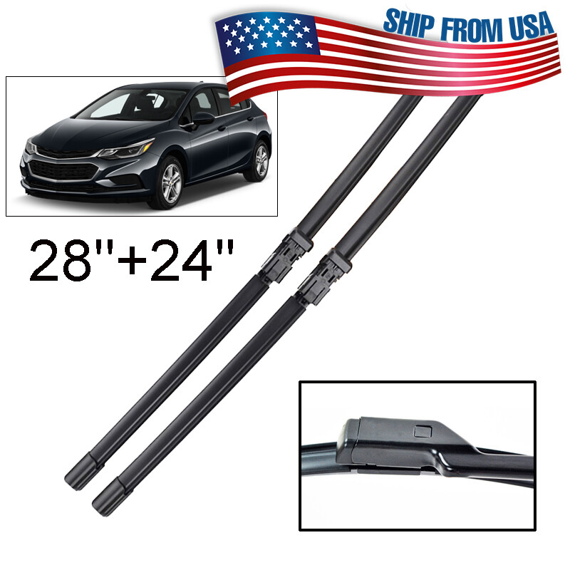 XUKEY Front Windshield Wiper Blades Set For Chevy Cruze MK2 2016-2019 28''+24''