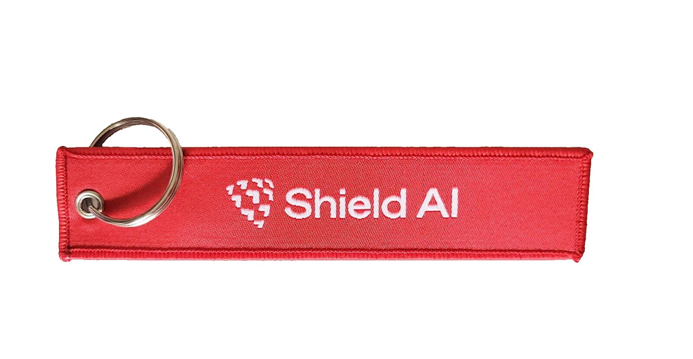 Shield AI / Insert AI Before Flight Keychain Tag Military