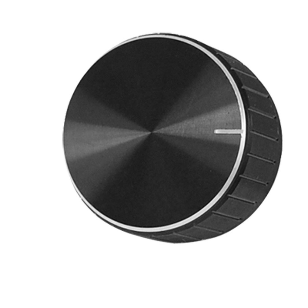 Aluminum Volume Control Amplifier Knob Wheel Black