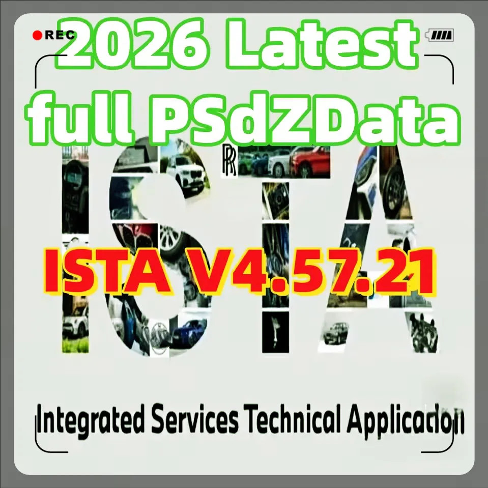 Hot B-M-W ista V4.57.21 full version diagnostic software database car programmin