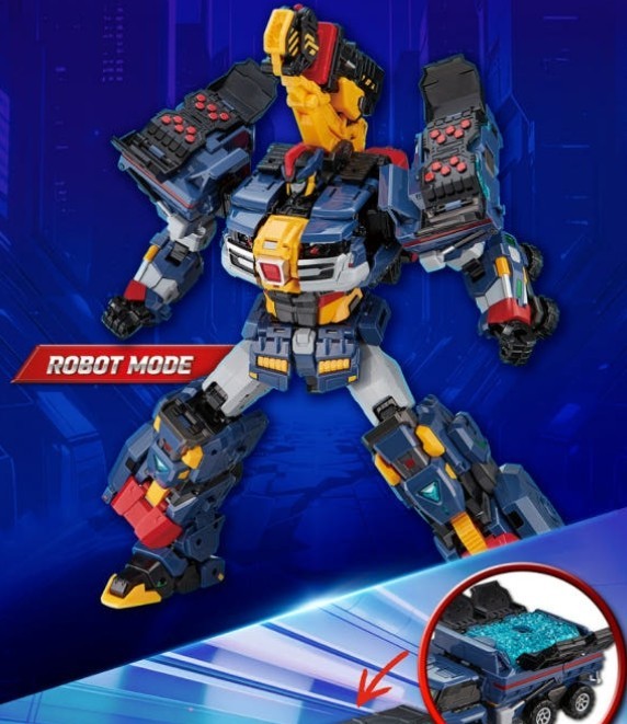 Metal Cardbot W Season3 SOLIDHORN Transformer Robot Toy Solid Horn