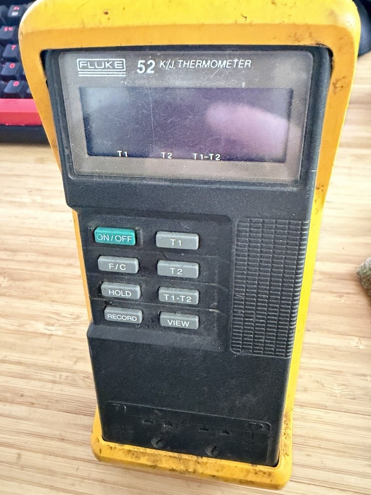 Fluke 52 K/J Thermometer – Hand Held Unit Only | Tested & Working
