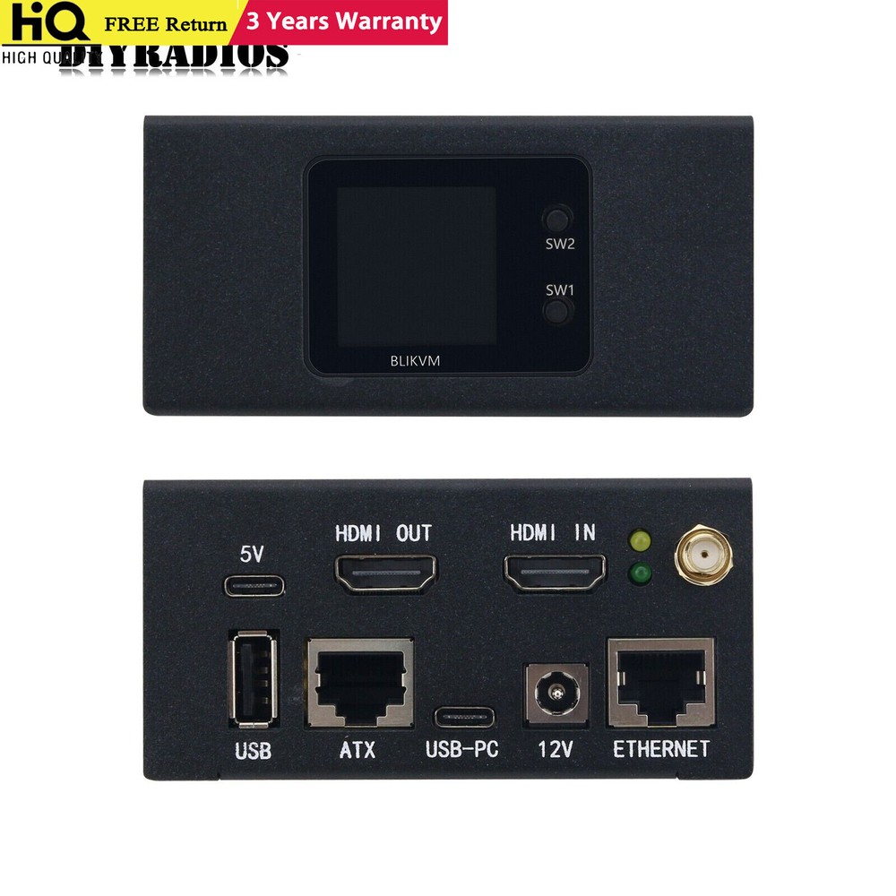 BliKVM V4 Allwinner KVM Over IP PoE HDMI Loop Output Remote Control