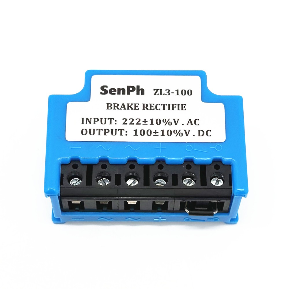 1pcs ZL3-100 INPUT 222V OUTPUT 100V half-wave brake rectifier module