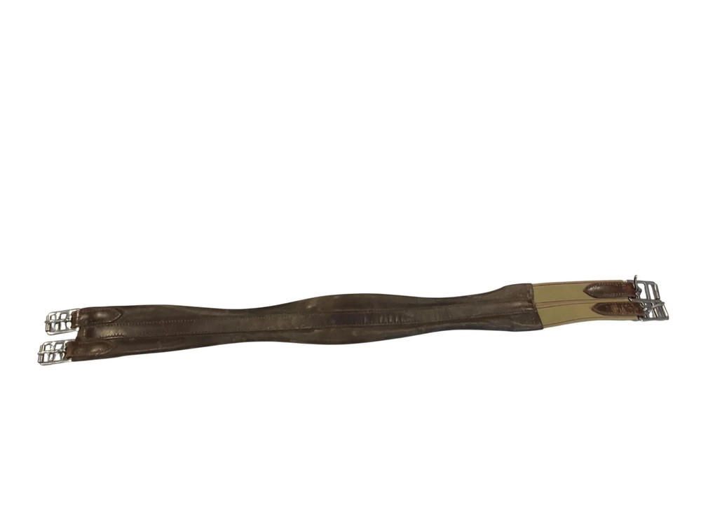 Leather Jump Girth 39” Brown