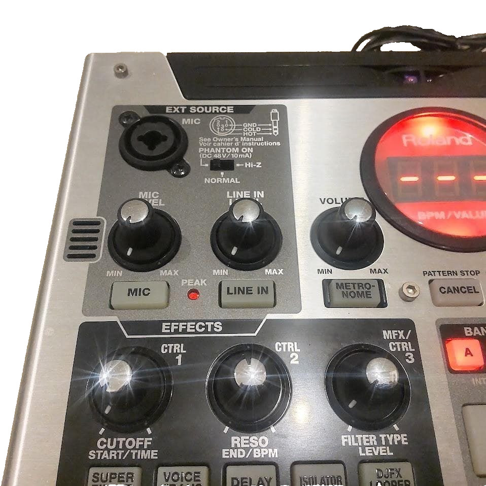 Roland SP-555, Digital DJ Turntable Creative Sampler Performance Effects, "Used"