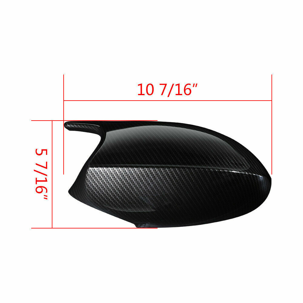 For BMW E90 E91 E92 E93 PRE-LCI Carbon Look M3 Style Side Mirror Cover Cap 2Pcs