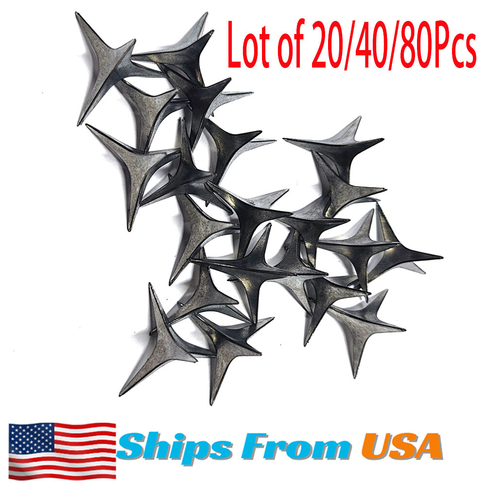 10/20/40/80X Tire Tyre Puncture Triangle Nail Spike Anti-theft Security Car Auto