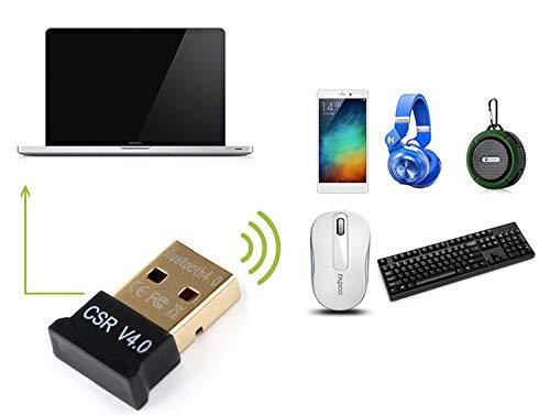 Mini USB Speed Bluetooth CSR 4.0 3.0 Adapter Dongle for Windows 7 8 10 PC Laptop