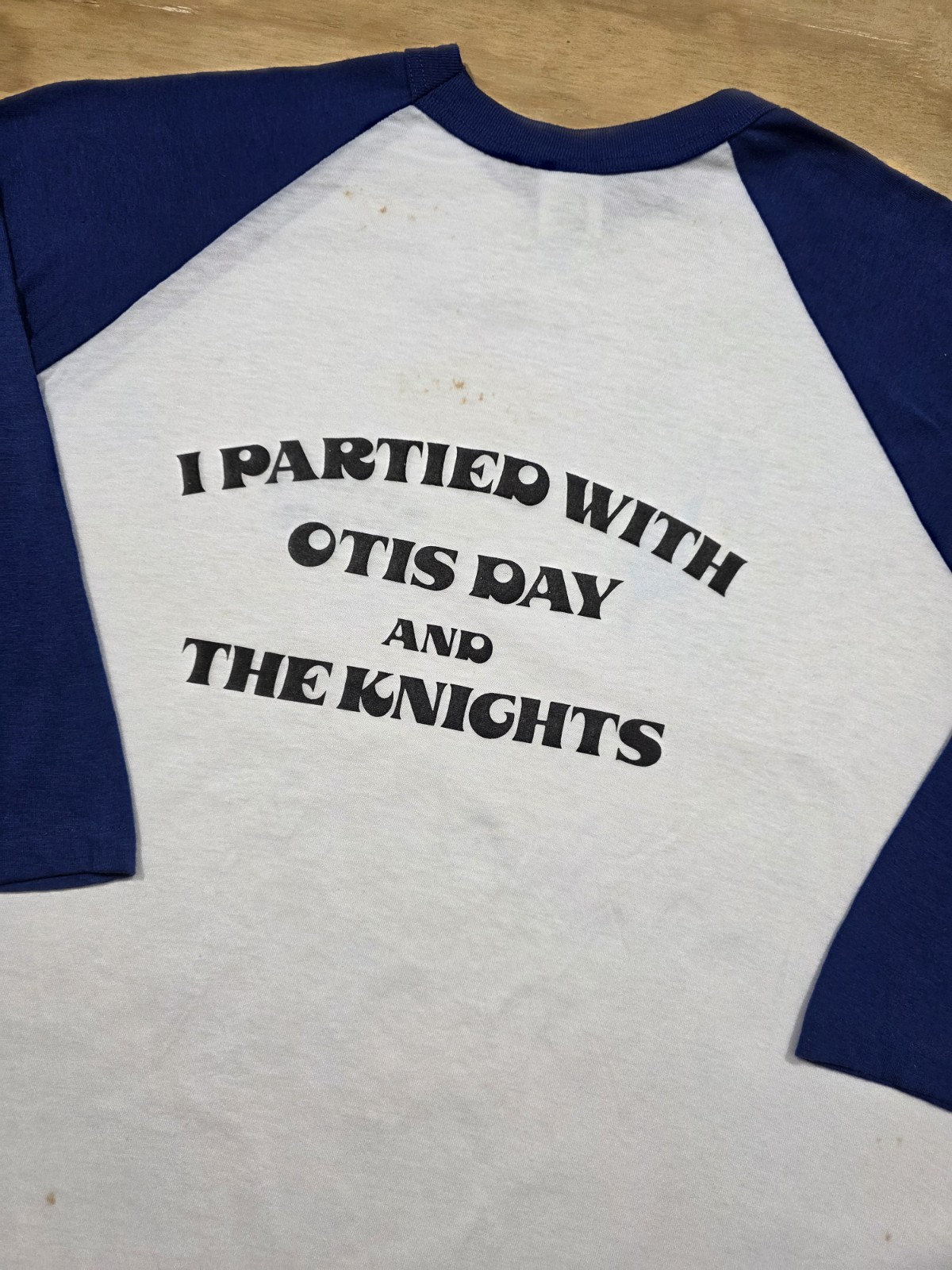 Vintage OTIS DAY AND The Knights Cotton T-Shirt 80s Animal House Toga 1986