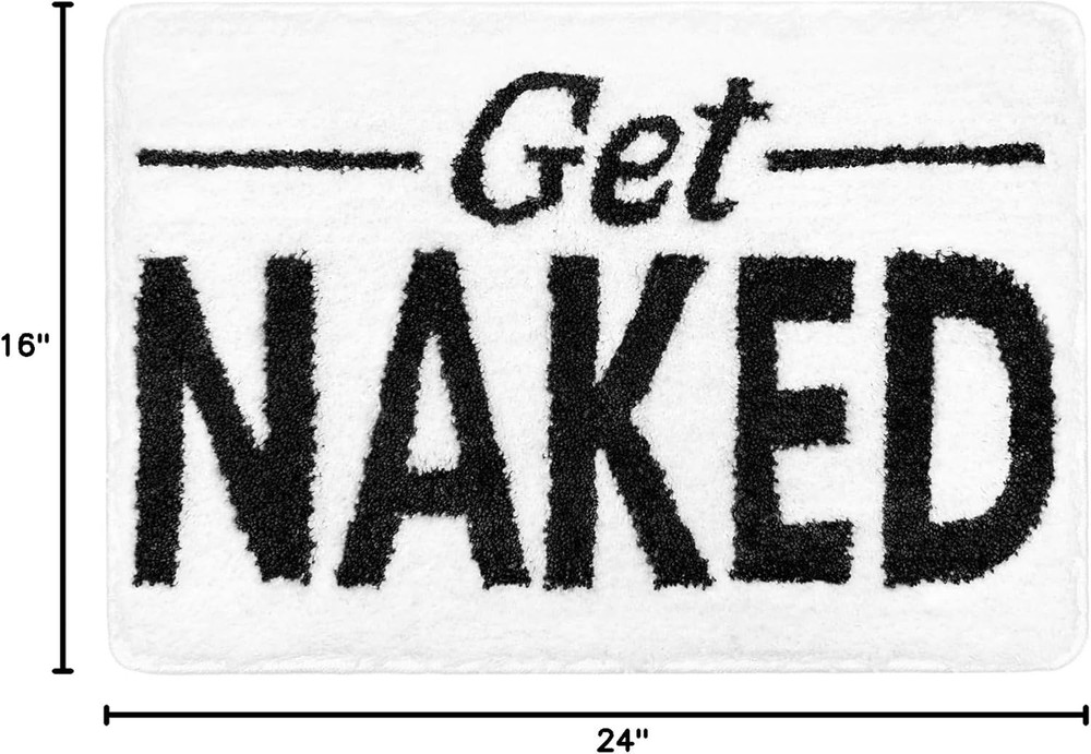 Small Get Naked Bathroom 1'4 x 2' (Rectangular), White #2