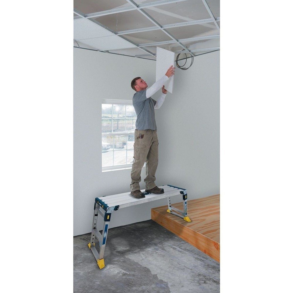 Werner Adjustable PRO Work Platform 25cm Height Aluminium Lightweight