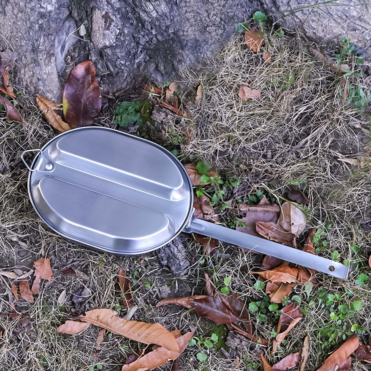 304 Stainless Steel US Military Mess Kit Plate Set GI Type Outdoor Camping Hiki