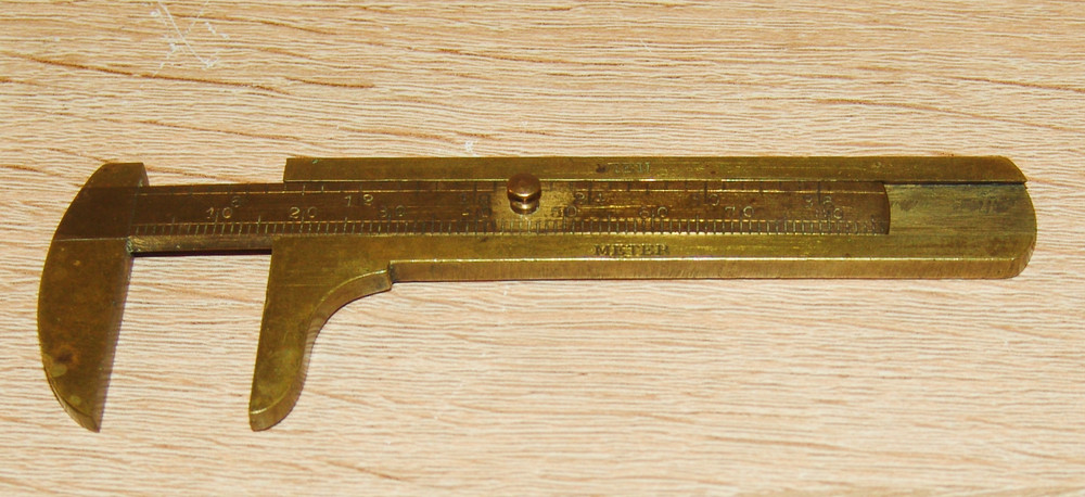 old rare brass meter  Wien