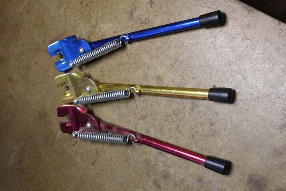 Old School BMX alloy anodized kickstands