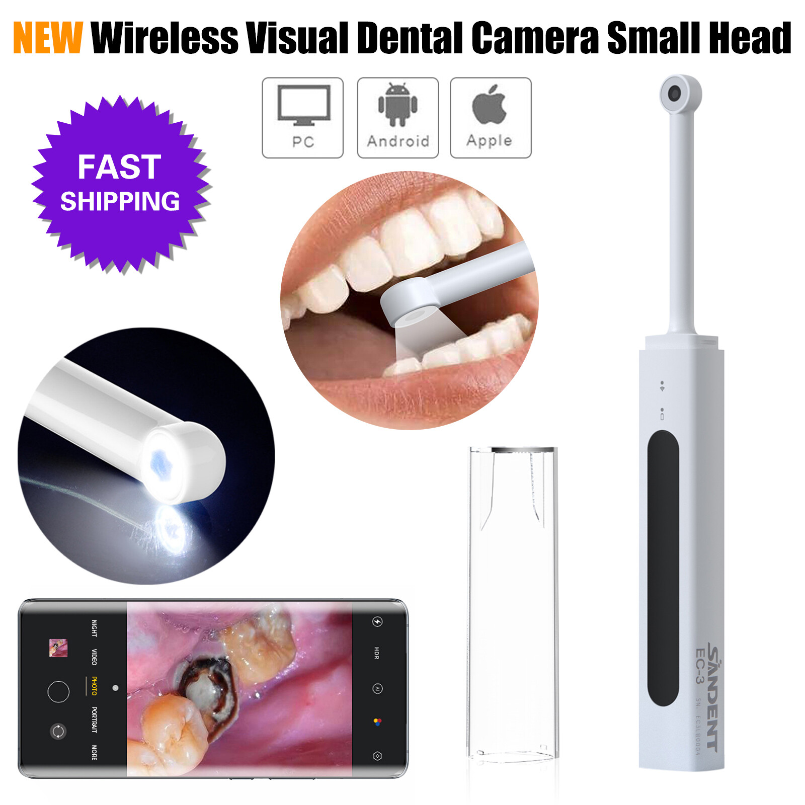 Dental Intraoral Camera USB / Wifi Digital Imaging Intra Oral NEW