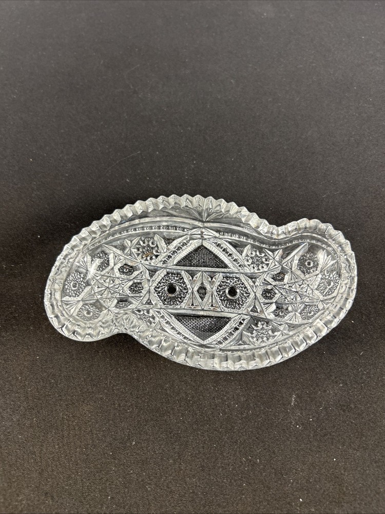 Cut Glass Mint/Candy Tray, Multi-Purpose, Unbranded, GUC