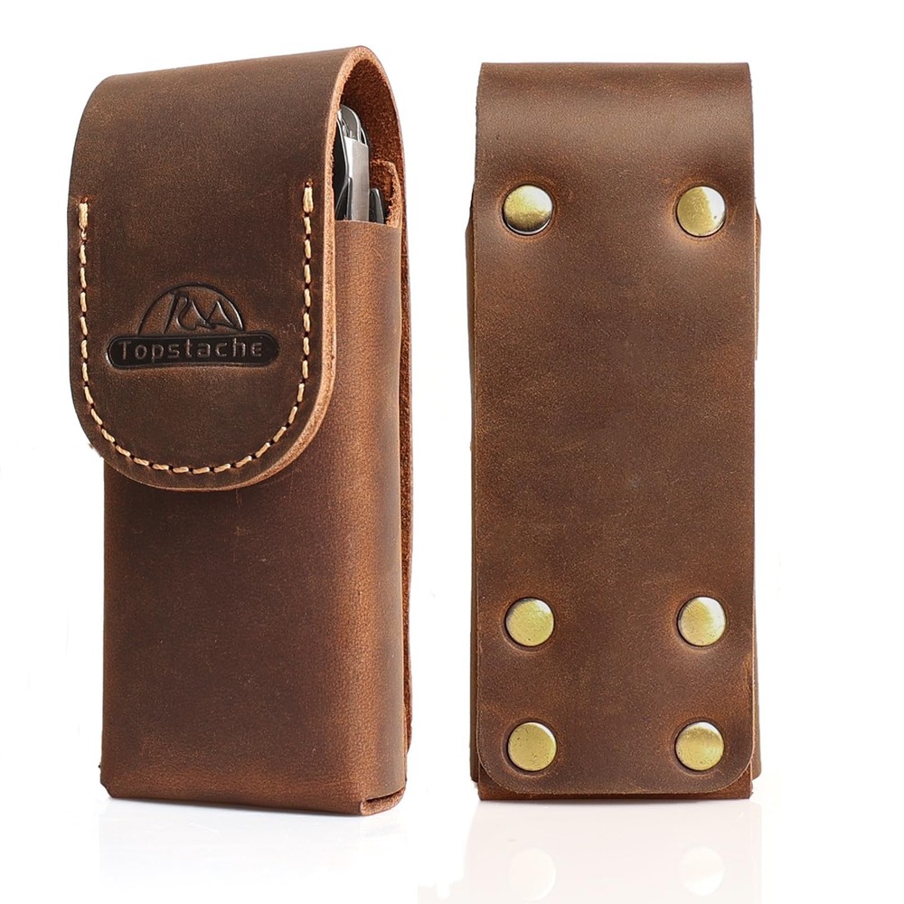 Leather Multitool Sheath for Belt - Multitool Holster for Belt - Leather Mult...