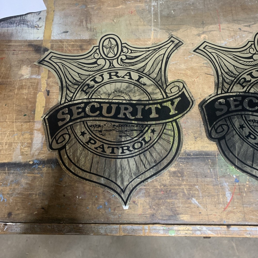 security patrol decal