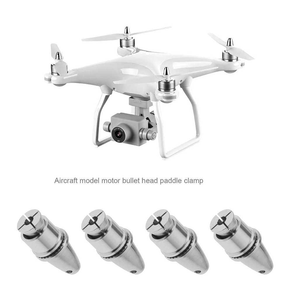 Micro Traders 4pcs 4mm Propeller Adapter Aluminum
