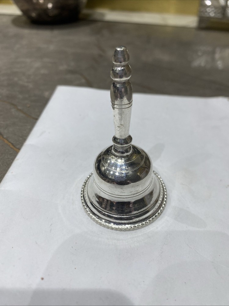 80 % Purity Silver Bell 3” 60 Gram Hallmarked