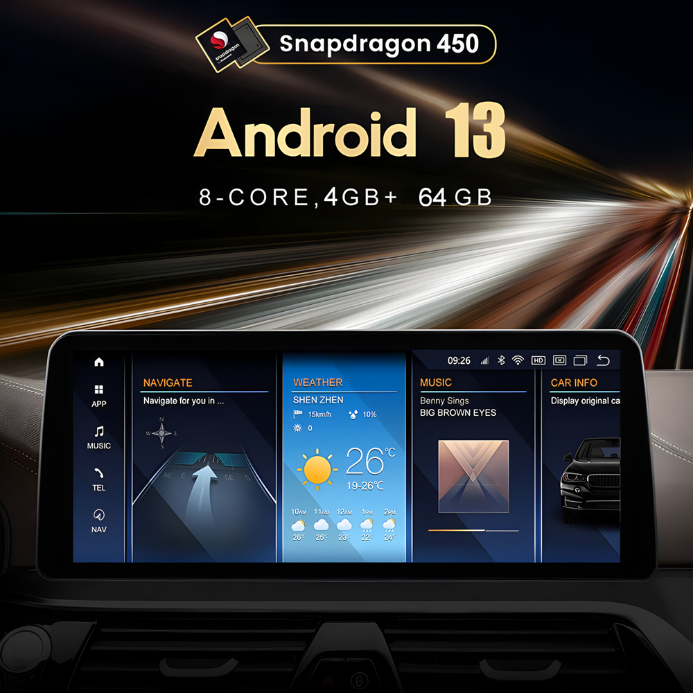 For BMW 3 Series E90 E91 E92 E93 M3 10.25''Car Android 13 GPS Navigation CarPlay