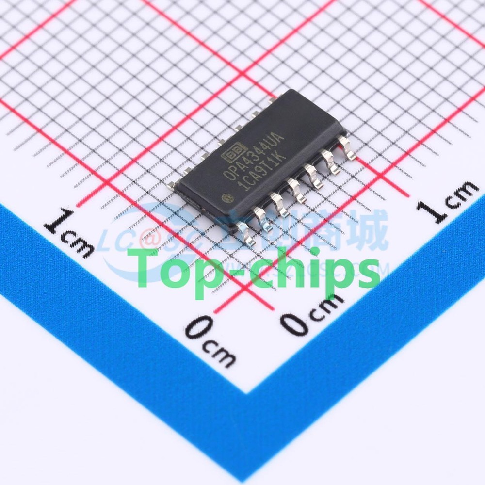 3PCS OPA4345UA Encapsulation:SOP-14,