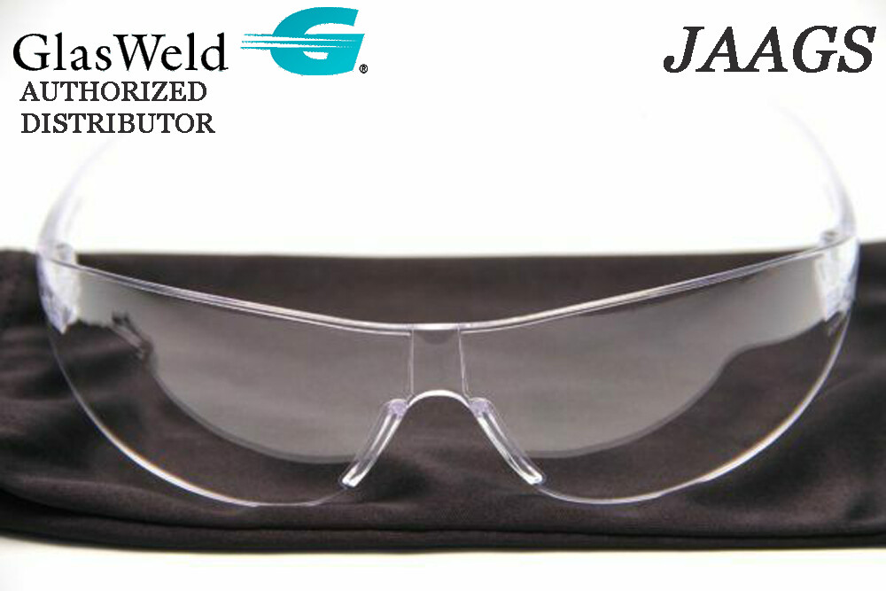 GlasWeld Protective safety glasses with UV blocking functionality.