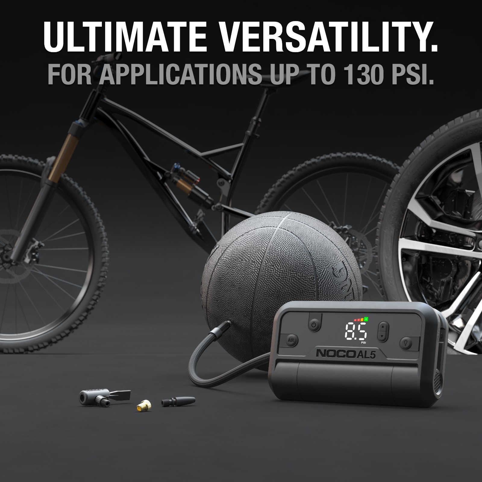 NOCO Air AL5: UltraFast Cordless Tire Inflator - Battery-Powered Air Compressor