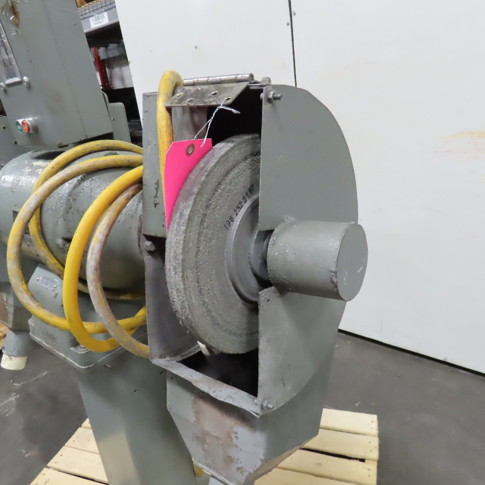 12" Pedestal Buffer Polishing Grinder 480V 3Ph 2 Sided