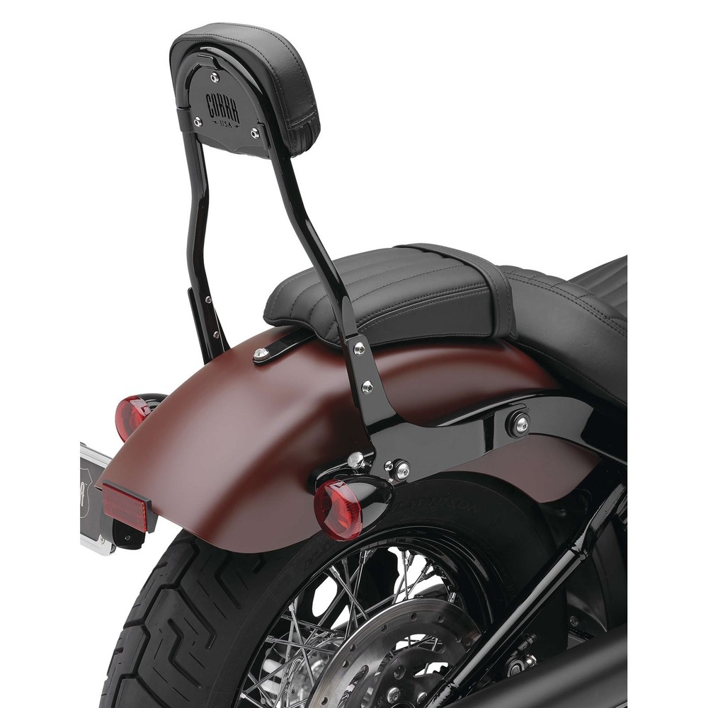 Cobra Backrest Kit - 14" - Black - Softail 602-2006B