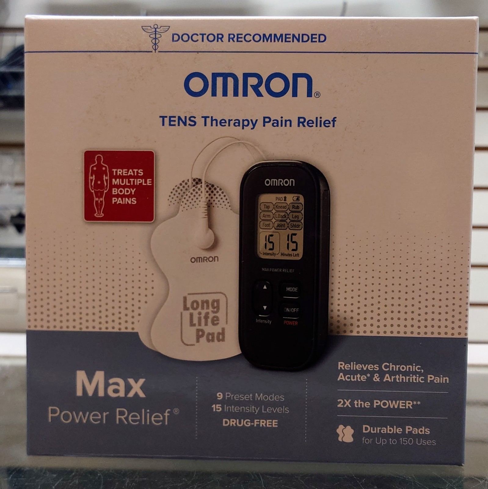 Omron PM500 Max-Power Relief TENS Therapy Pain Relief PM-500 - 01/2029