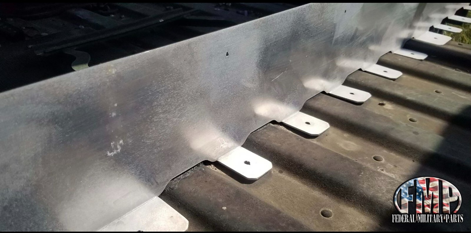 Canvas Rear Curtain Floor Seal, Aluminum, 4-Man, Humvee M998