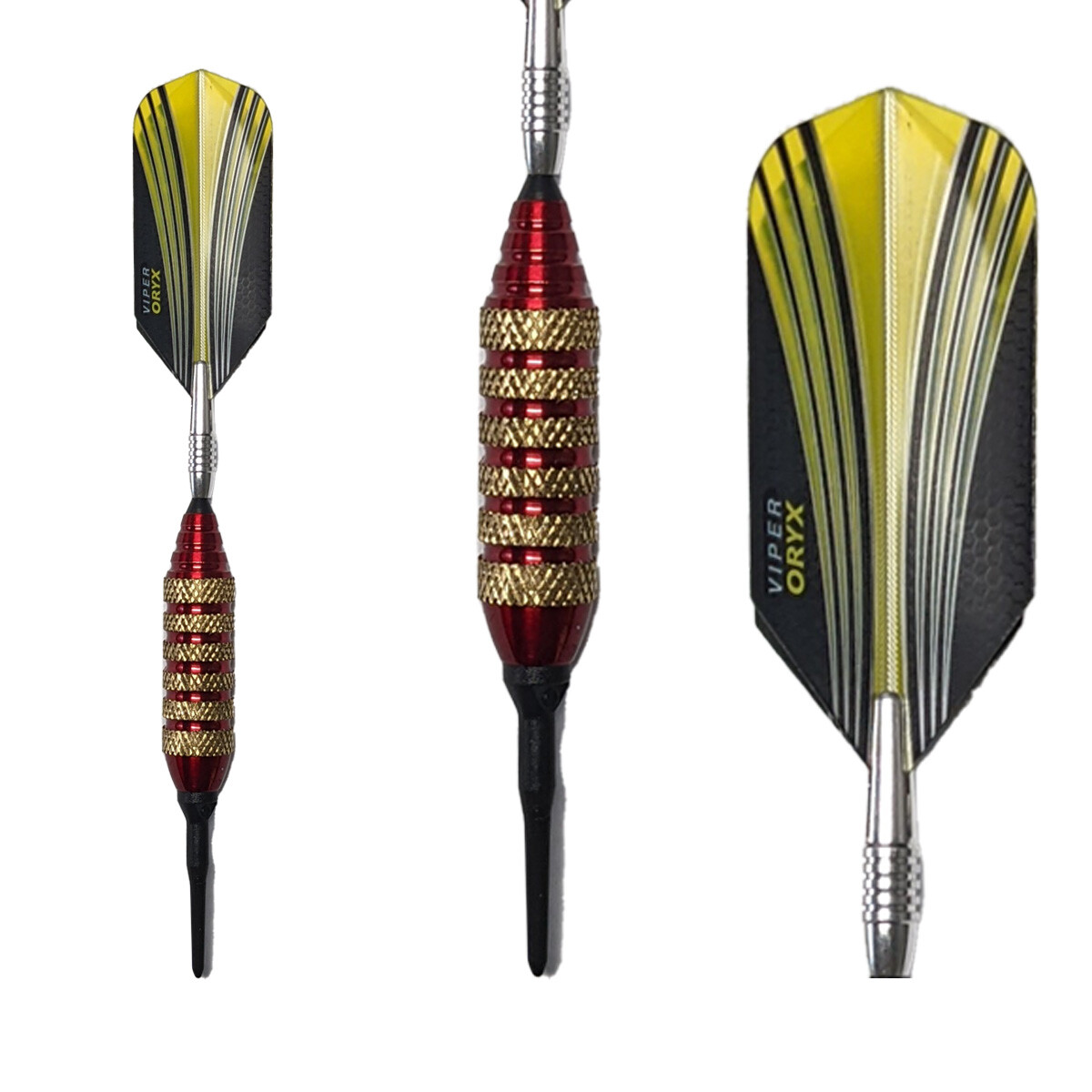 Viper Spinning Bee Soft Tip Darts - Dartboard Game Accessory - Red - 16 Grams