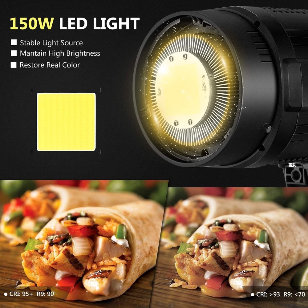 Neewer 150W LED Video Light White 5600K Version Continuous Lighting