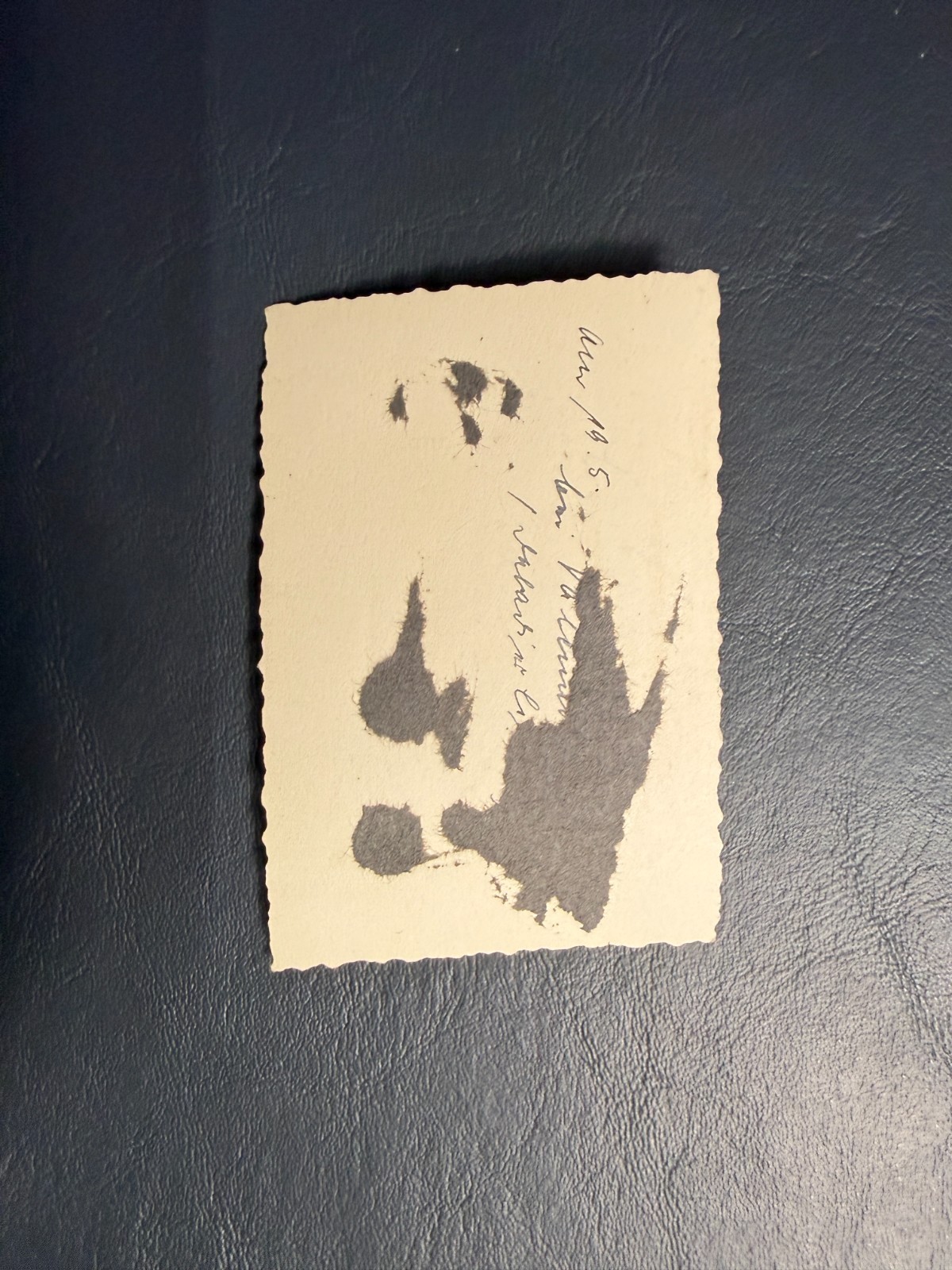 Vintage German Soldier WWII Era Original Black White Photo Military Uniform