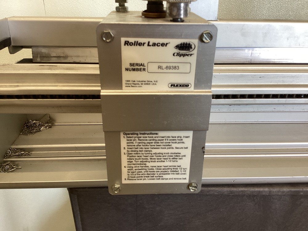 Flexco Clipper 36” Roller Lacer