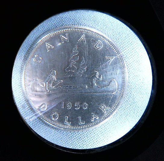 Canada 1950 Silver Dollar.