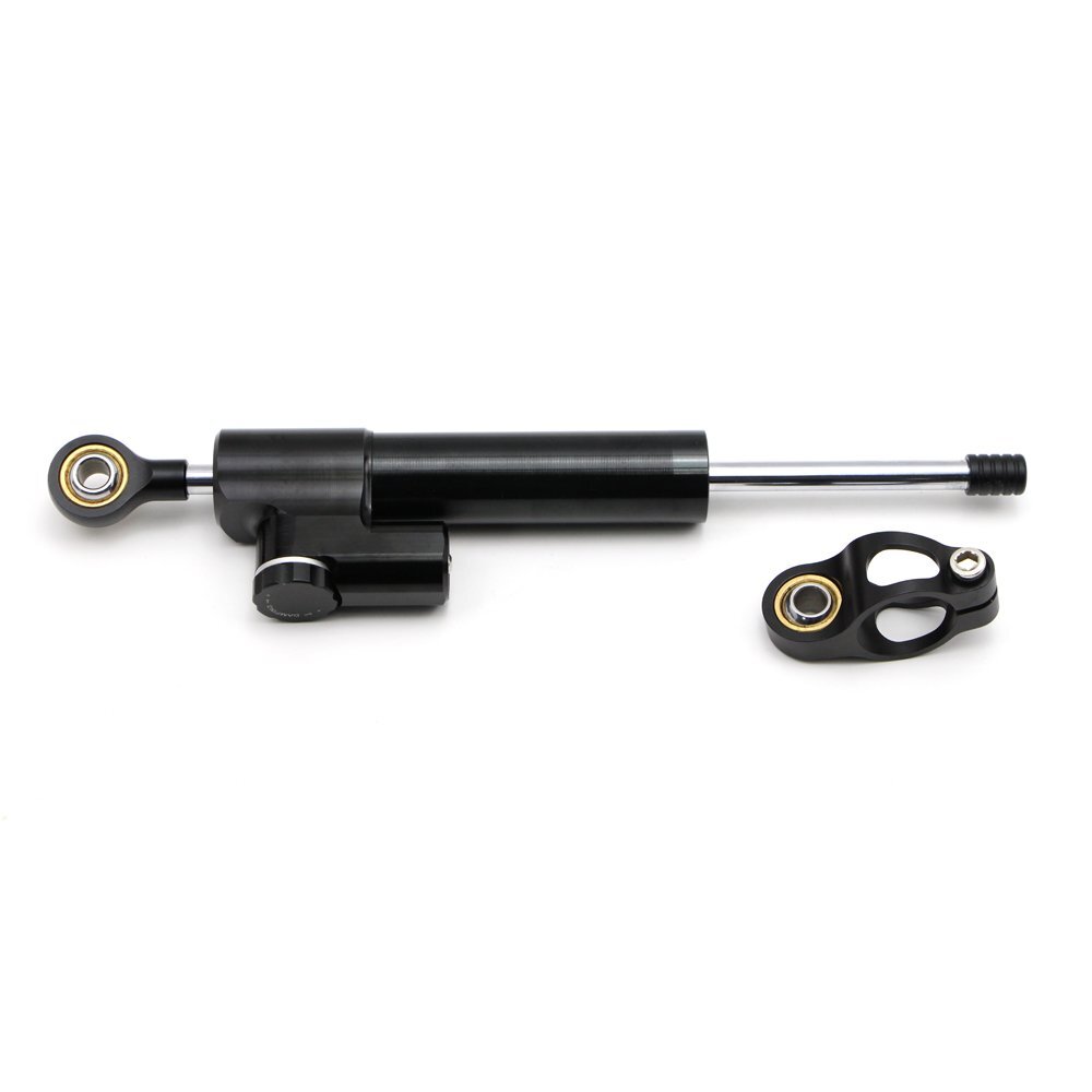 For Universal Motorcycle Adjustable Steering Damper Stabilizer Linear Control
